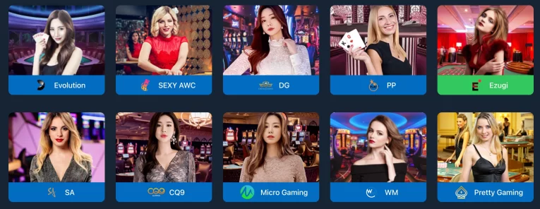 Play live casino games at PISOKING PH